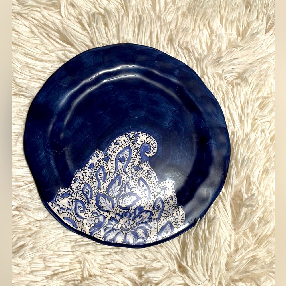 Vintage Hand Painted in Italy decorative plate